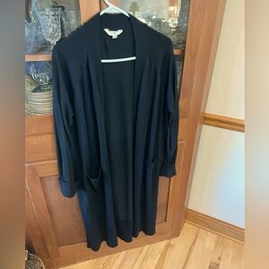 NWOT Terra&Sky Long Black Sweater